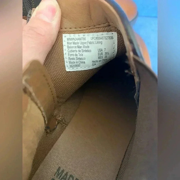 Men’s Madden NYC Brown Faux Leather Dress Up Casual New Ettan Chelsea Boot Size7 - Picture 9 of 9